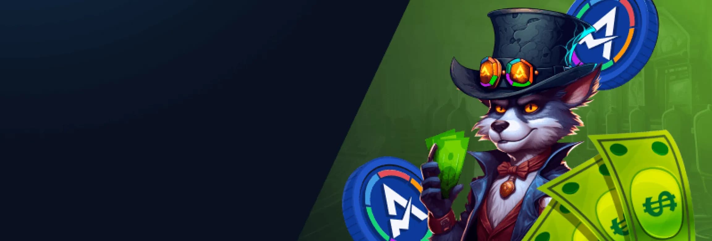 Banner: 150% UP TO $1,500 \n+150 FREE SPINS